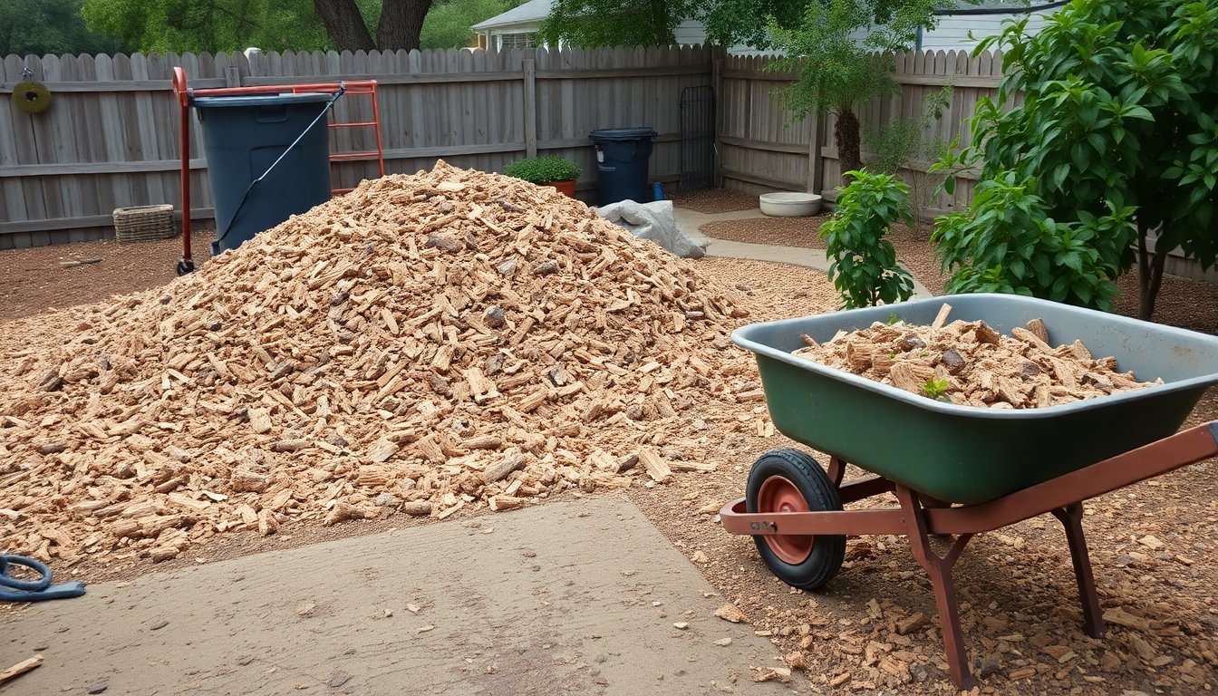 dispose of stump grinding debris - Phoenix Driven Tree Services